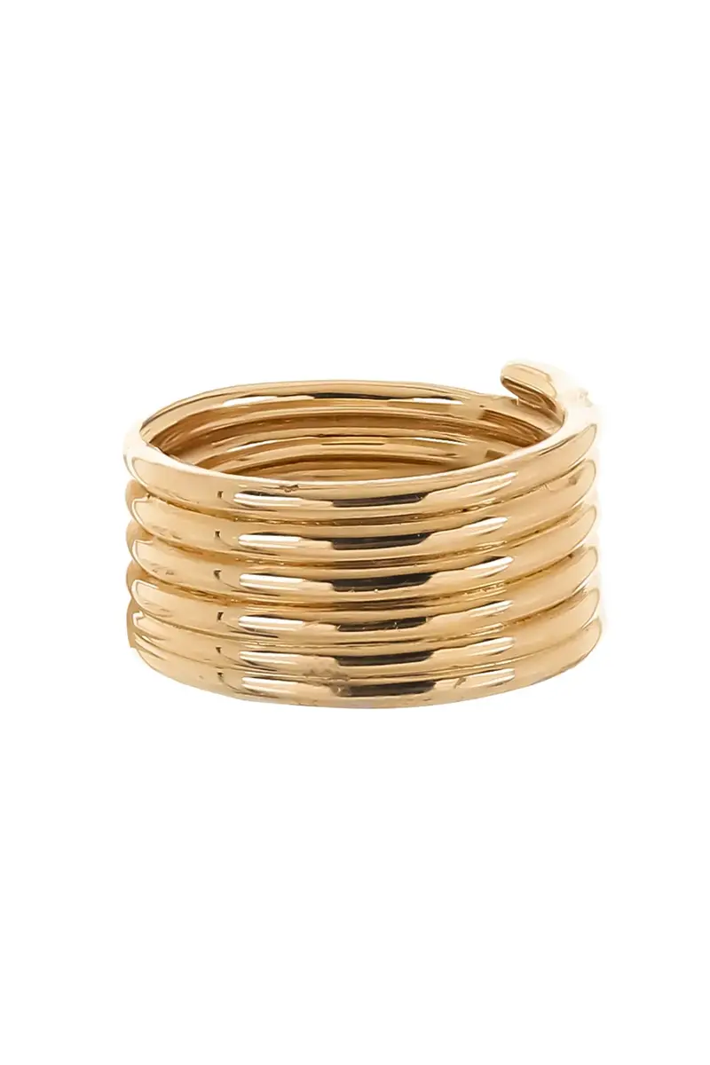 SOFIA LAROUSSI Diamond Pear Coiled Ring | Thumbnail 3 SOFIA LAROUSSI Diamond Pear Coiled Ring | Thumbnail 3
