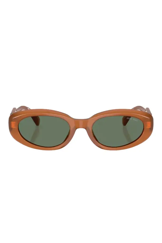 Miu Miu Retro Oval Frame Sunglasses