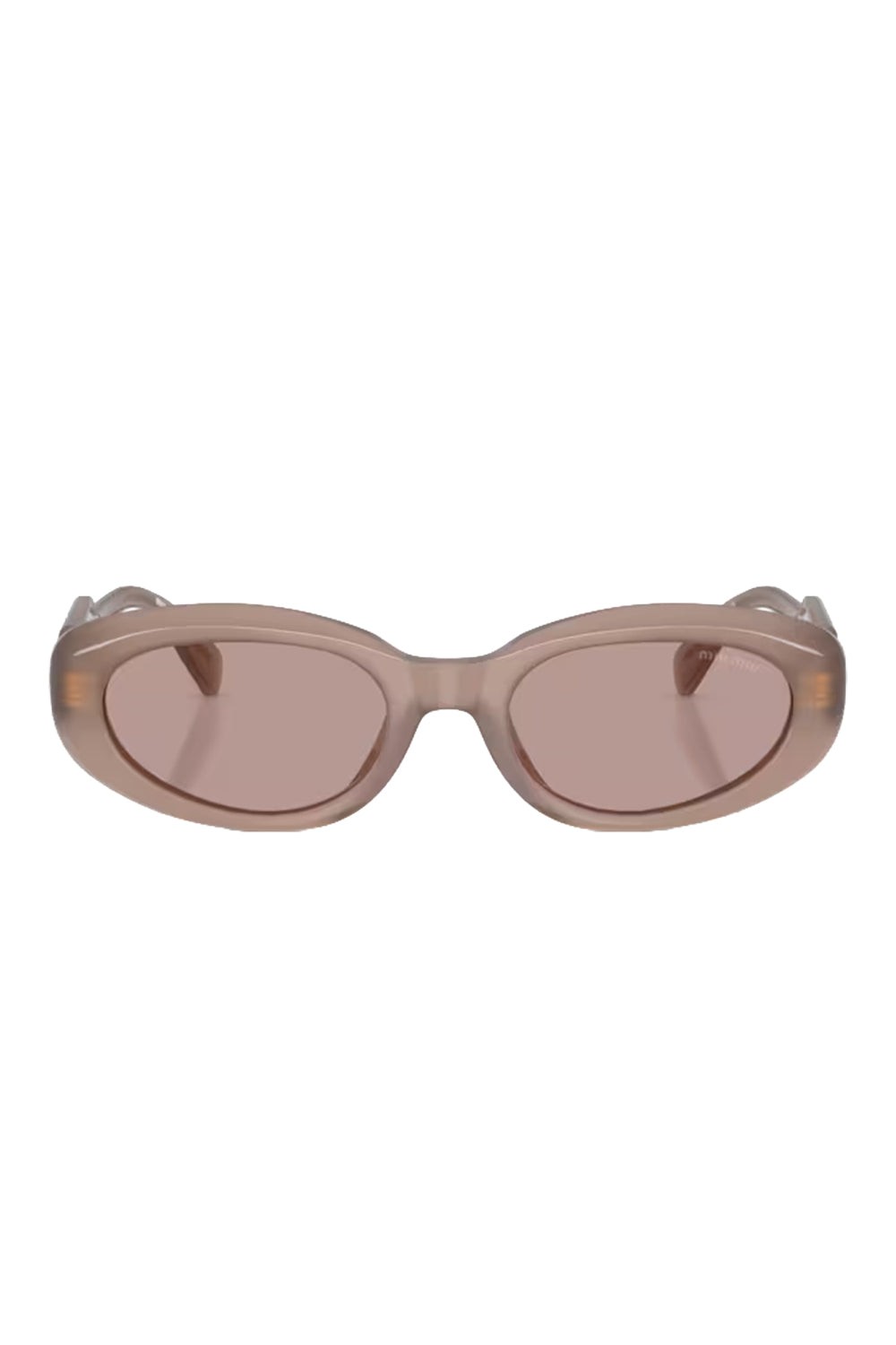 Miu Miu Sculpted Oval Sunglasses