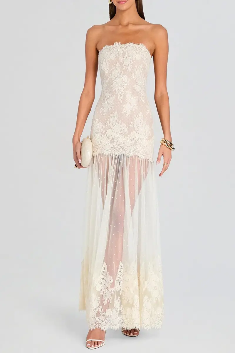 Retrofête Vespera Lace Dress | Thumbnail 2 Retrofête Vespera Lace Dress | Thumbnail 2