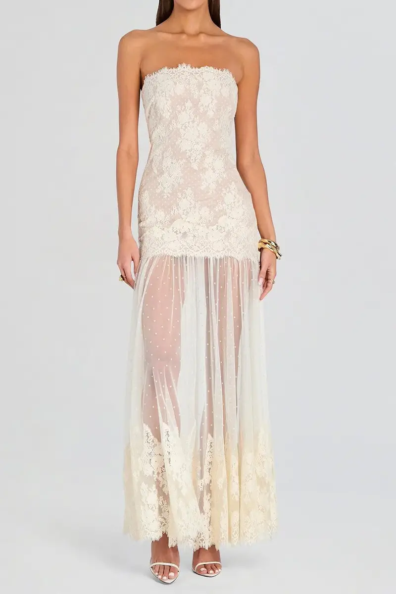 Retrofête Vespera Lace Dress | Thumbnail 3 Retrofête Vespera Lace Dress | Thumbnail 3