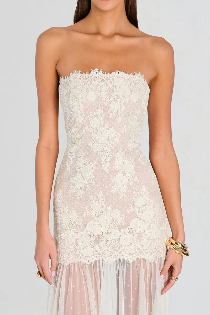 Retrofête Vespera Lace Dress | Thumbnail 4 Retrofête Vespera Lace Dress | Thumbnail 4