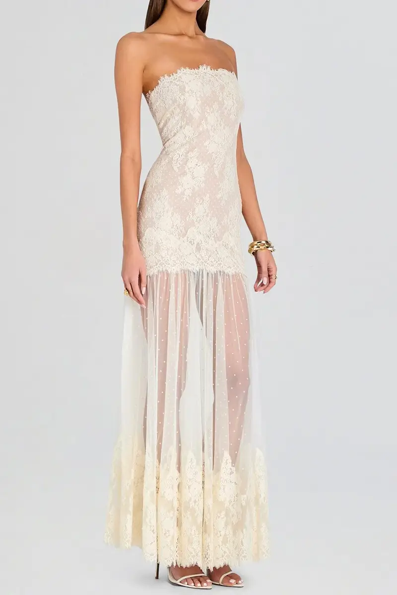 Retrofête Vespera Lace Dress | Thumbnail 6 Retrofête Vespera Lace Dress | Thumbnail 6