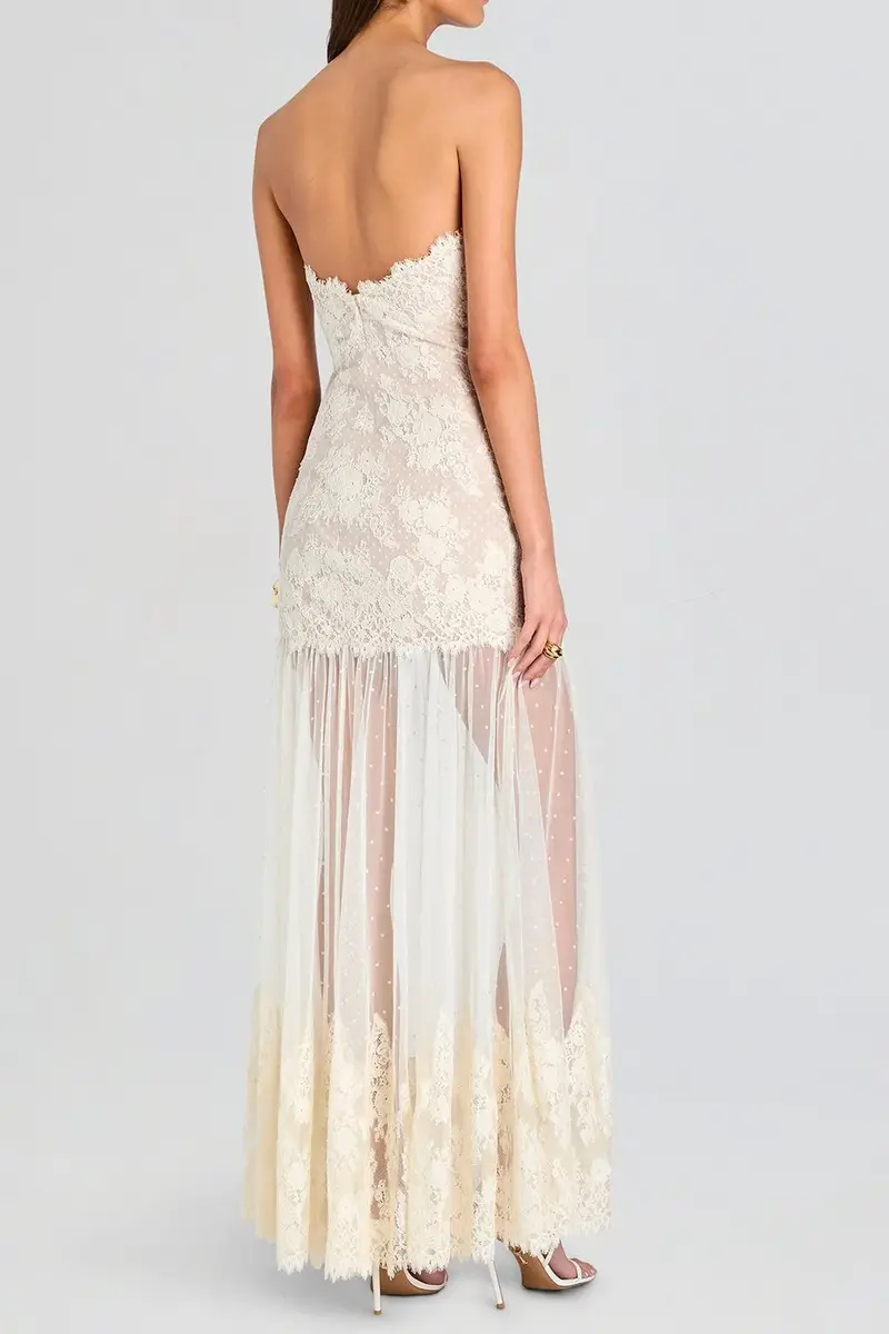 Retrofête Vespera Lace Dress | Thumbnail 7 Retrofête Vespera Lace Dress | Thumbnail 7