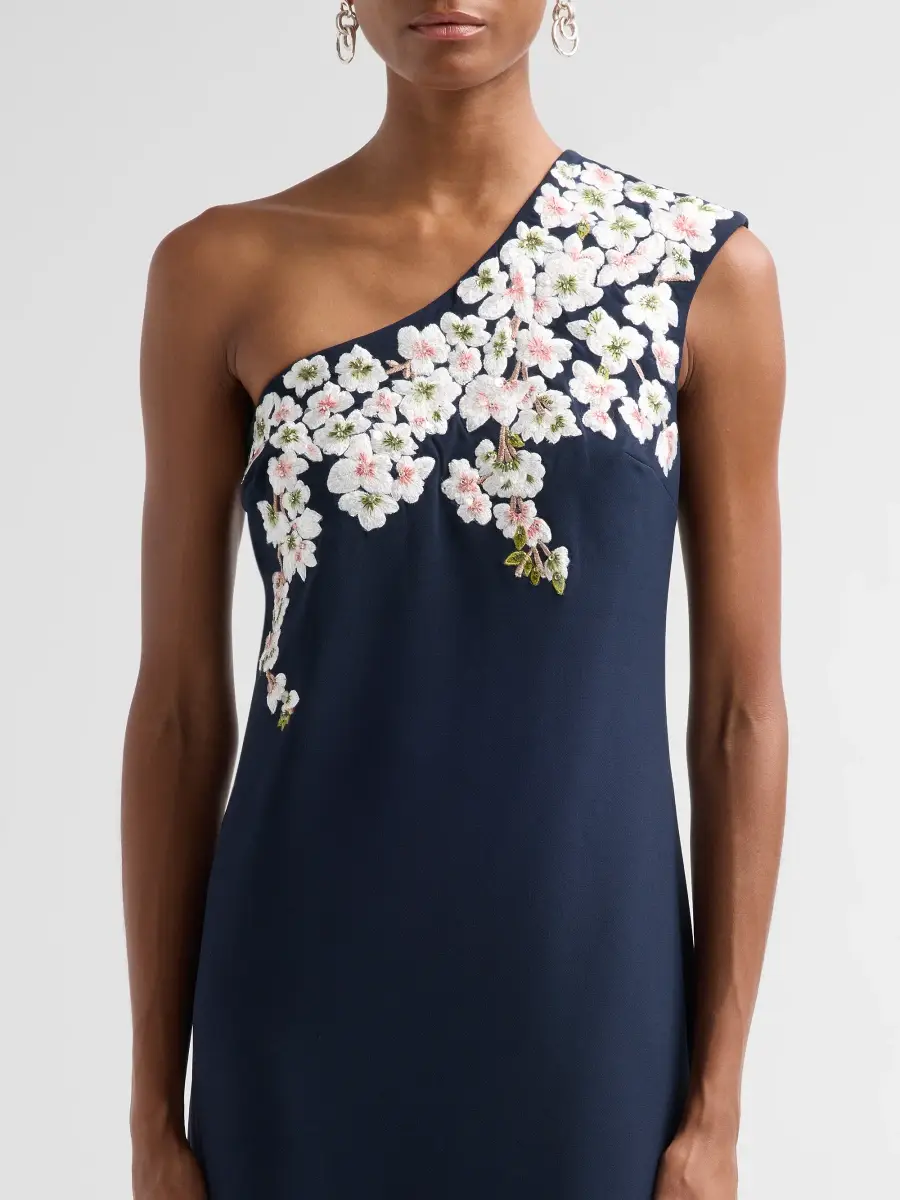 SACHIN & BABI Women's Louisa Embroidered One-Shoulder Gown | Thumbnail 5 SACHIN & BABI Women's Louisa Embroidered One-Shoulder Gown | Thumbnail 5