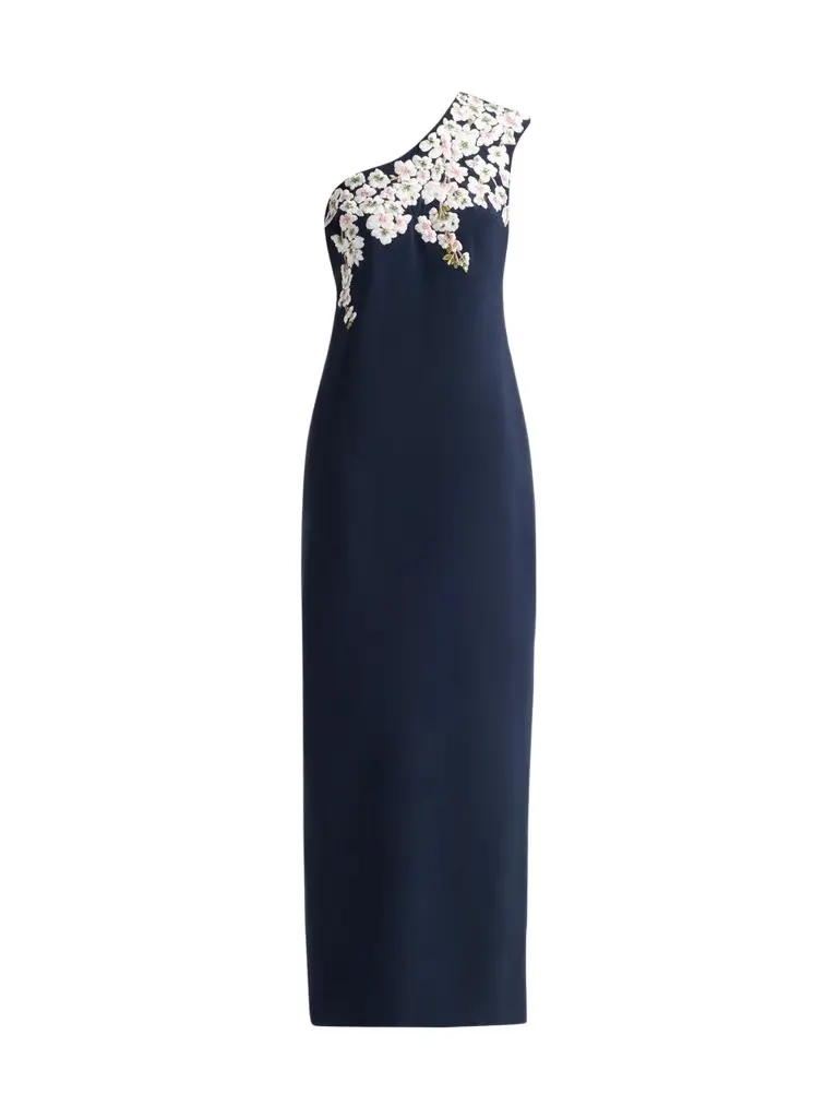SACHIN & BABI Women's Louisa Embroidered One-Shoulder Gown