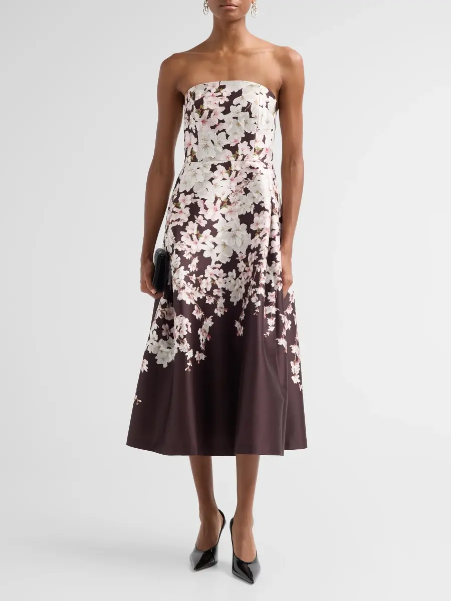 SACHIN & BABI Women's Shay Printed Strapless Midi Dress | Thumbnail 2 SACHIN & BABI Women's Shay Printed Strapless Midi Dress | Thumbnail 2
