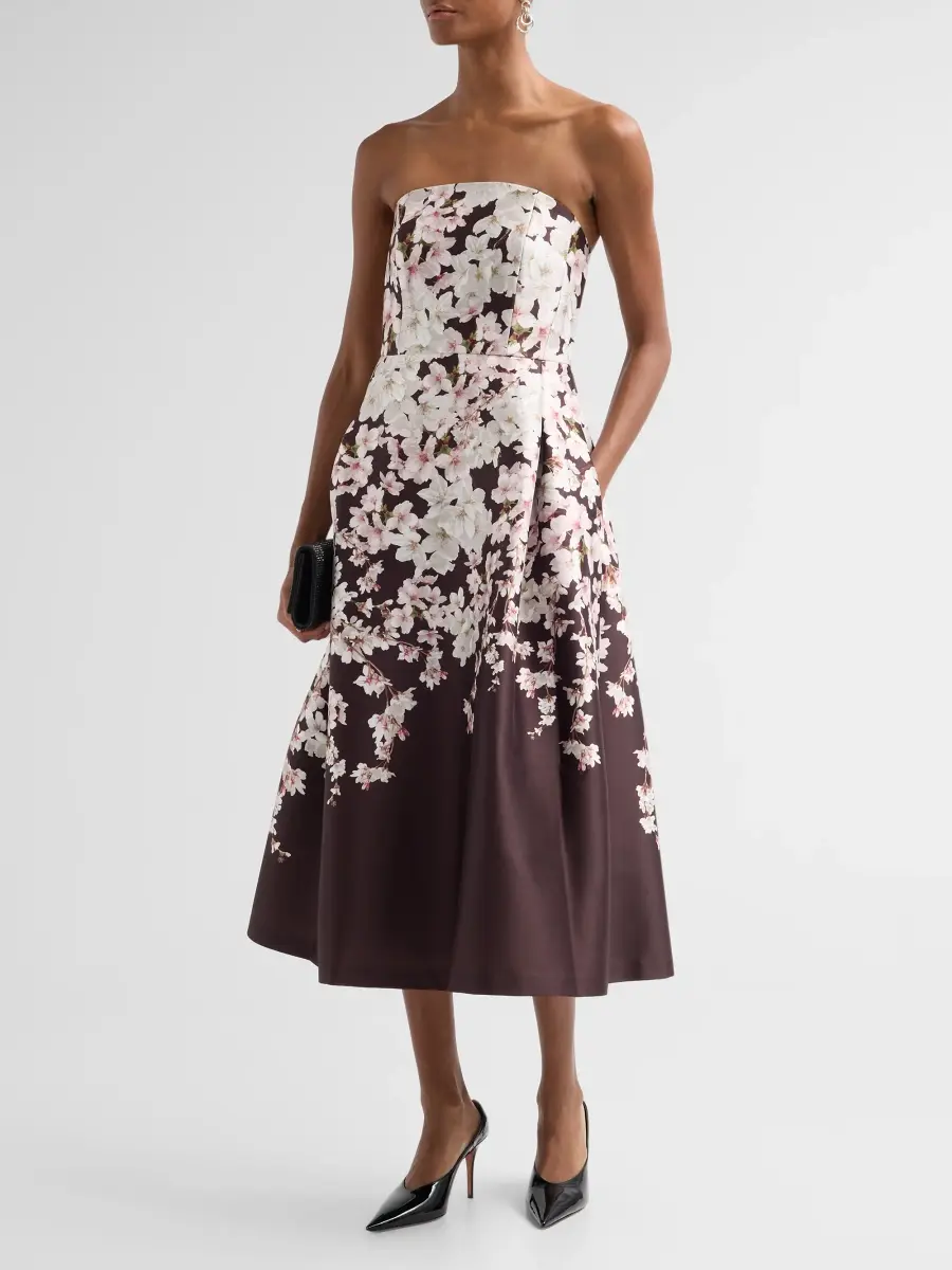SACHIN & BABI Women's Shay Printed Strapless Midi Dress | Thumbnail 4 SACHIN & BABI Women's Shay Printed Strapless Midi Dress | Thumbnail 4