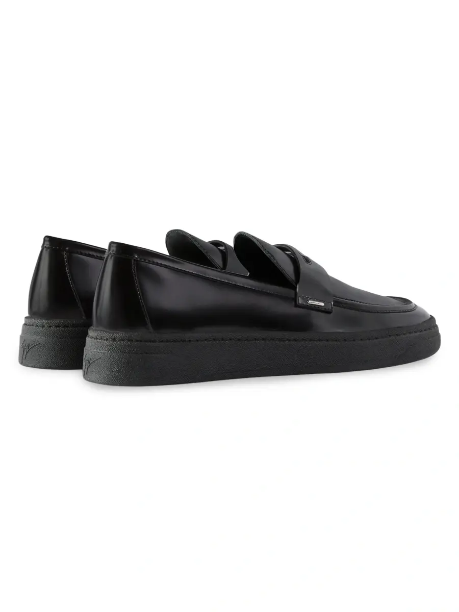 Giuseppe Zanotti Men's Leather Penny Loafers | Thumbnail 3