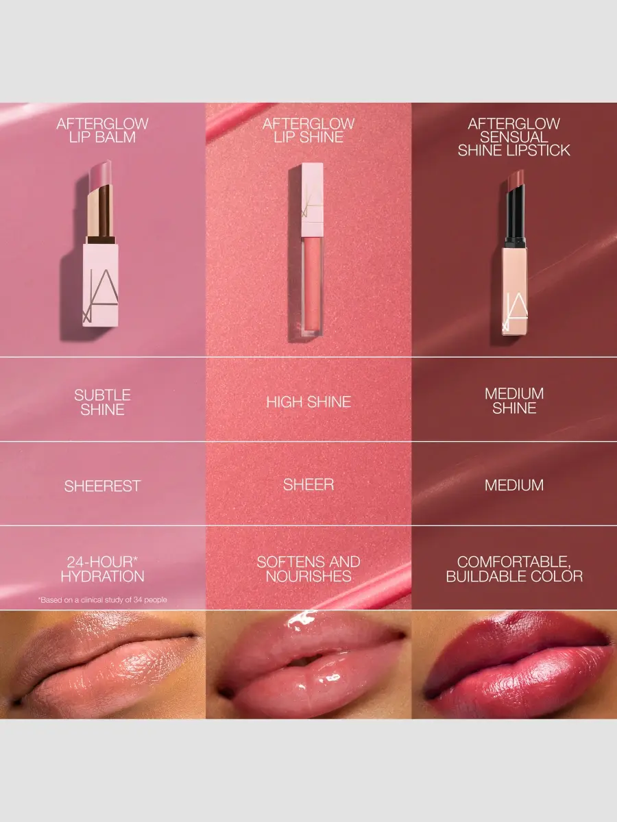 NARS Women's Afterglow Lip Shine | Thumbnail 9 NARS Women's Afterglow Lip Shine | Thumbnail 9