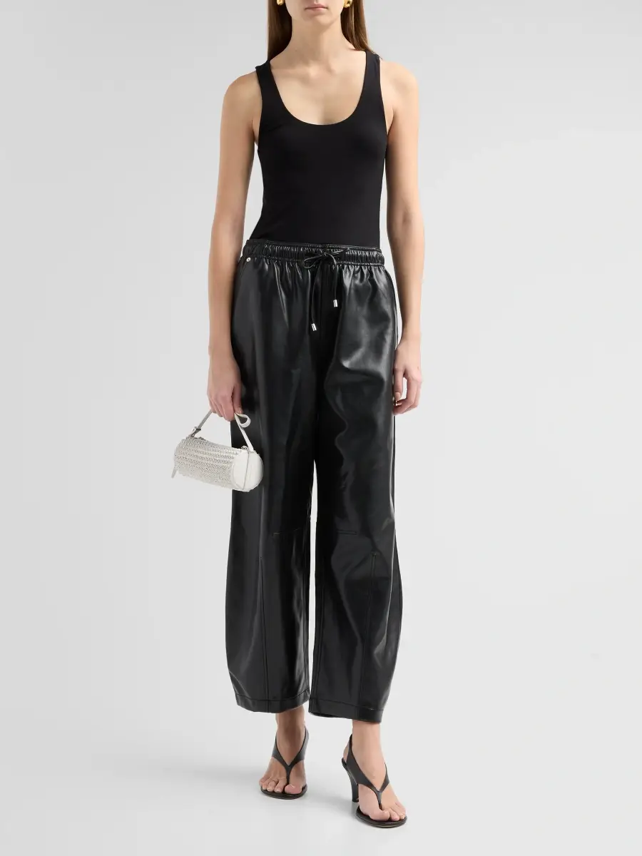 Cinq à Sept Women's Brooks Faux-Leather Crop Pants | Thumbnail 2 Cinq à Sept Women's Brooks Faux-Leather Crop Pants | Thumbnail 2
