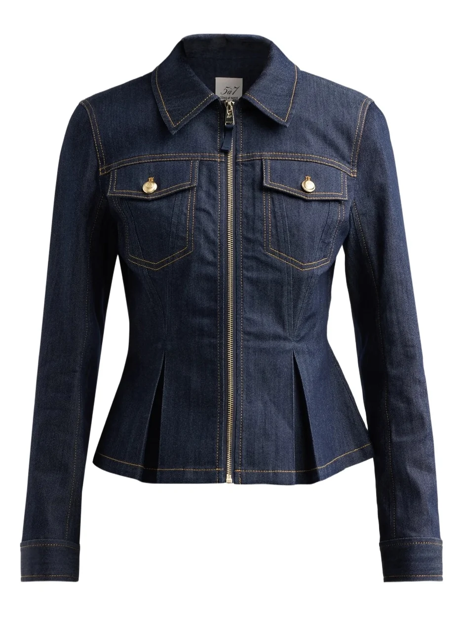Women's Kaiya Cotton-Blend Denim Jacket Women's Kaiya Cotton-Blend Denim Jacket