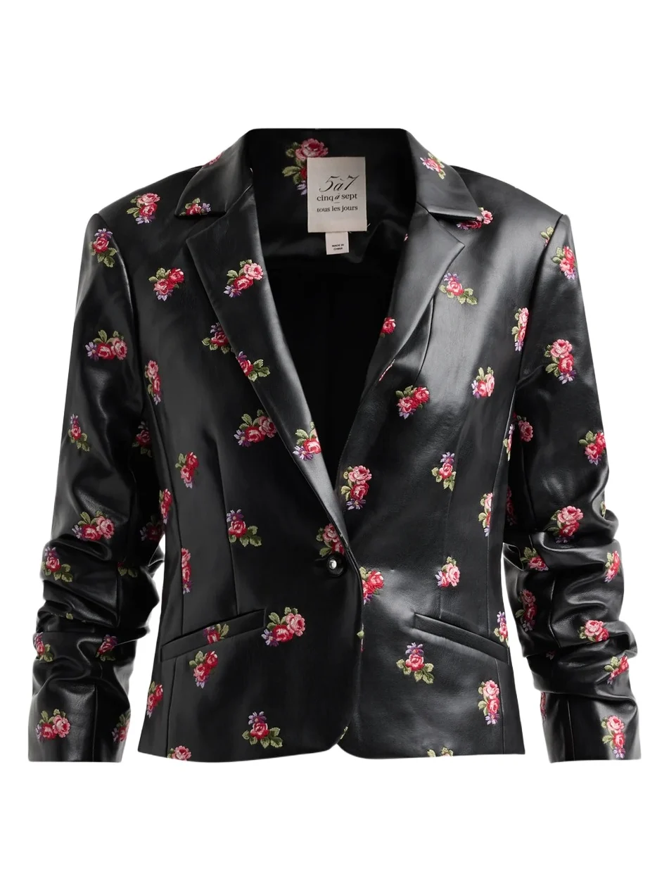 Cinq à Sept Women's Le Petit Khloe Rose-Print Blazer