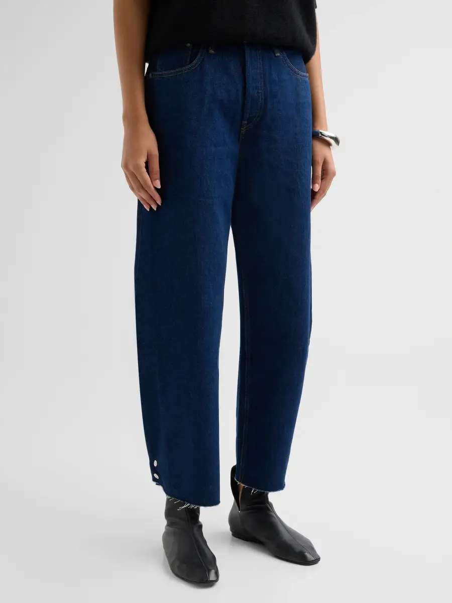 RE/DONE Women's Nico Barrel-Leg Jeans | Thumbnail 4