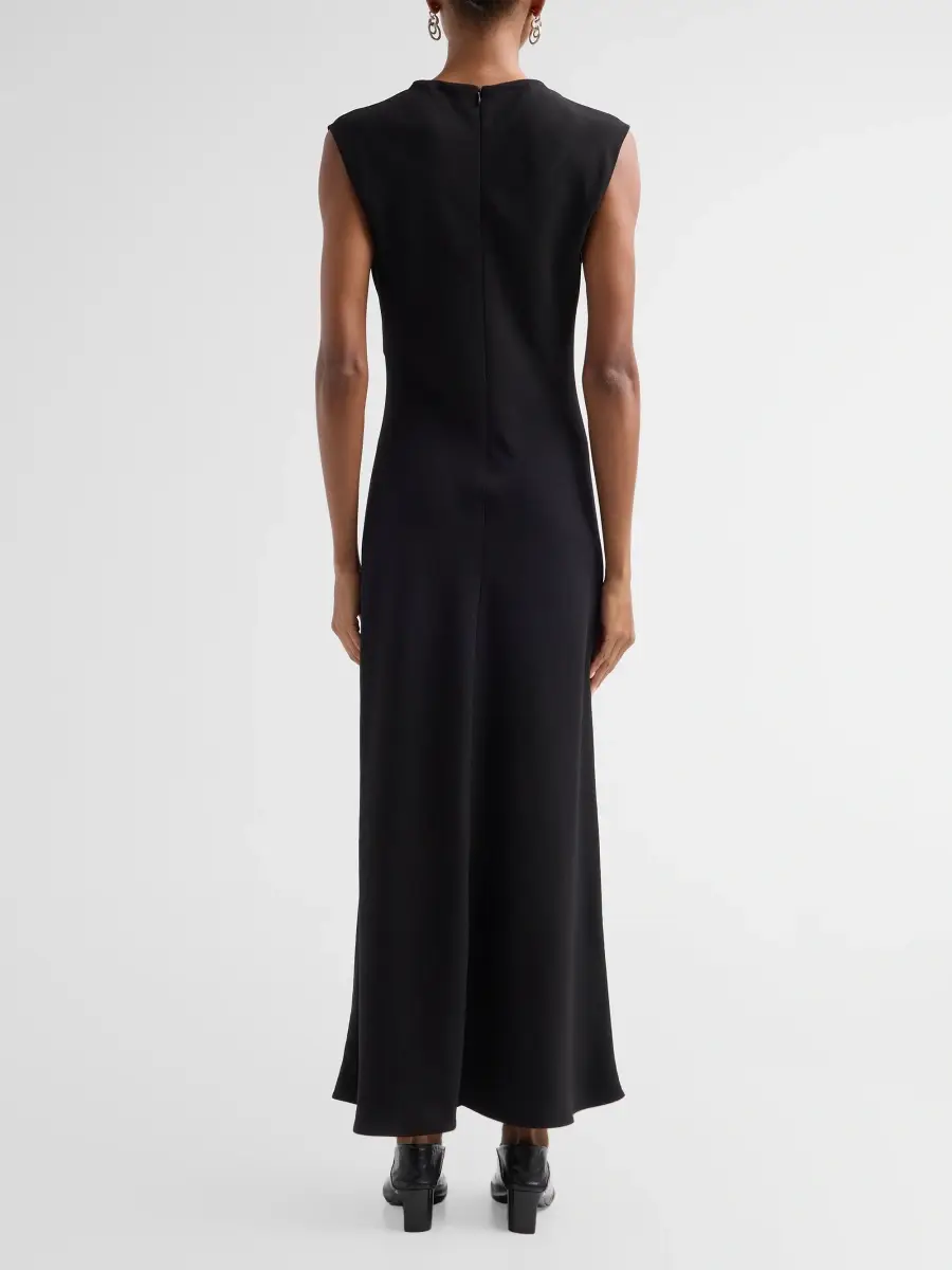 Vince Women's Draped Mock Turtleneck Maxi Dress | Thumbnail 3 Vince Women's Draped Mock Turtleneck Maxi Dress | Thumbnail 3