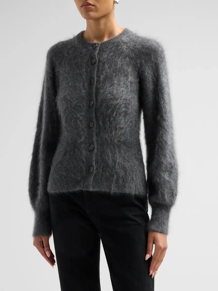 Guest In Residence Women's Grizzly Sculpted Cashmere Cardigan | Thumbnail 4 Guest In Residence Women's Grizzly Sculpted Cashmere Cardigan | Thumbnail 4