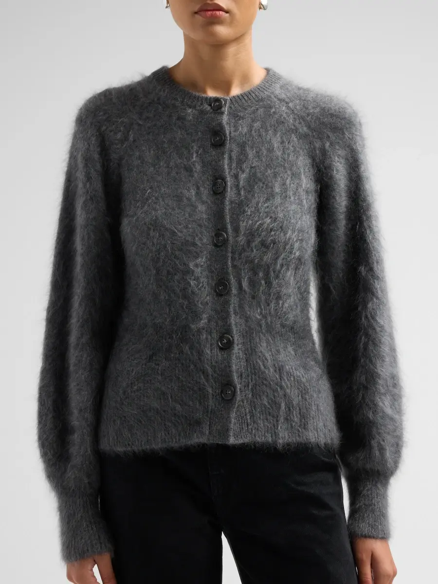 Guest In Residence Women's Grizzly Sculpted Cashmere Cardigan | Thumbnail 5 Guest In Residence Women's Grizzly Sculpted Cashmere Cardigan | Thumbnail 5