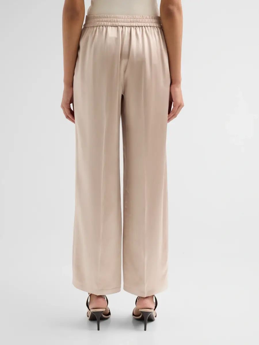 Elie Tahari Women's James Satin Wide-Leg Pants | Thumbnail 3