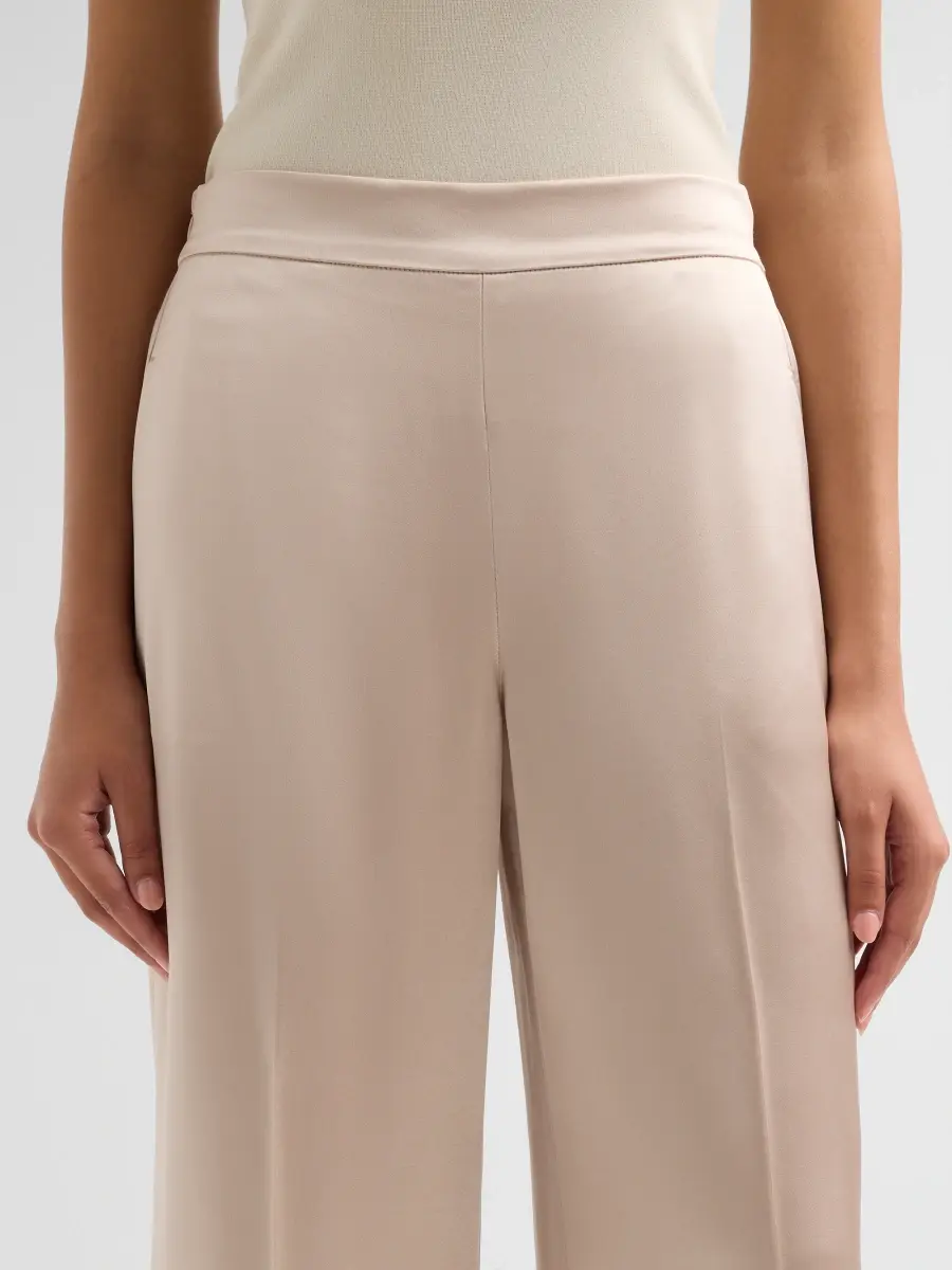 Elie Tahari Women's James Satin Wide-Leg Pants | Thumbnail 5