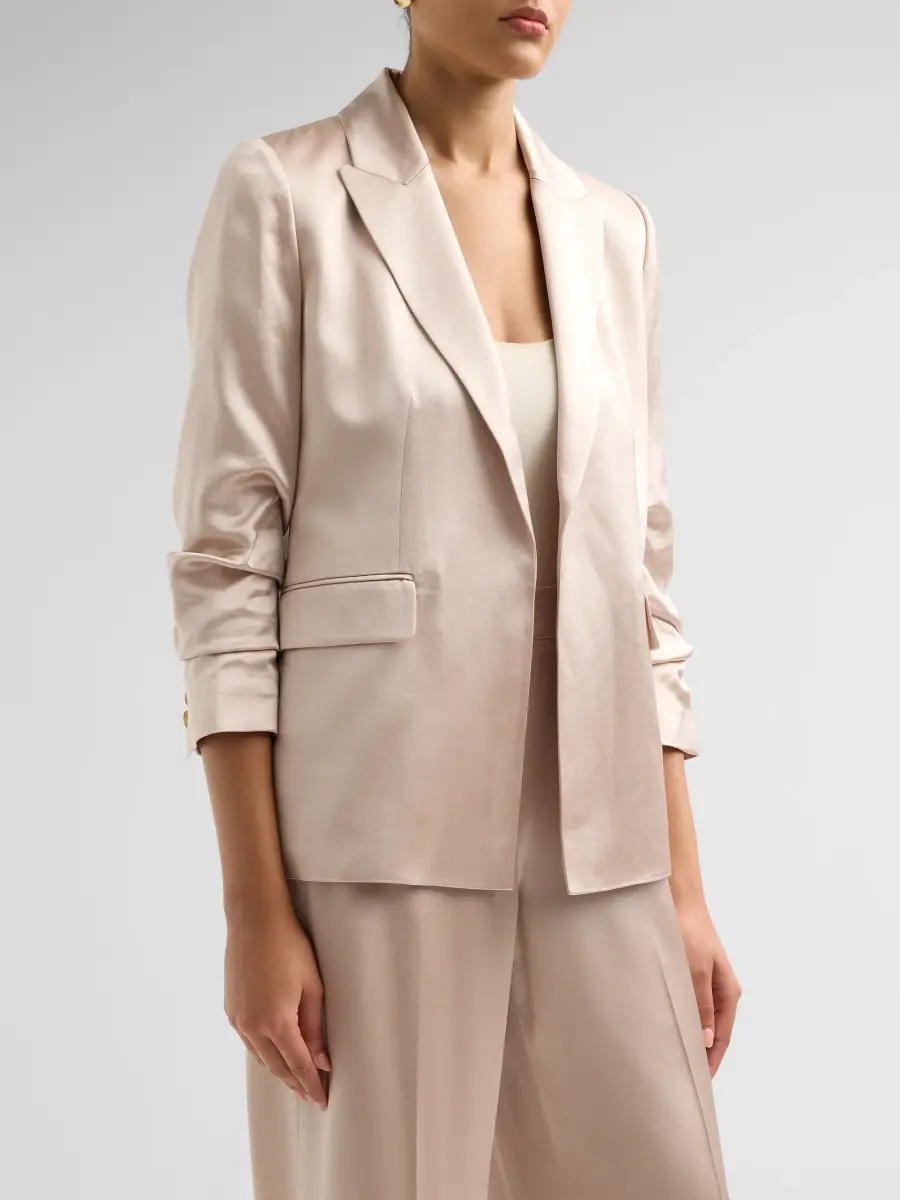 Elie Tahari Women's The James Satin Jacket | Thumbnail 4