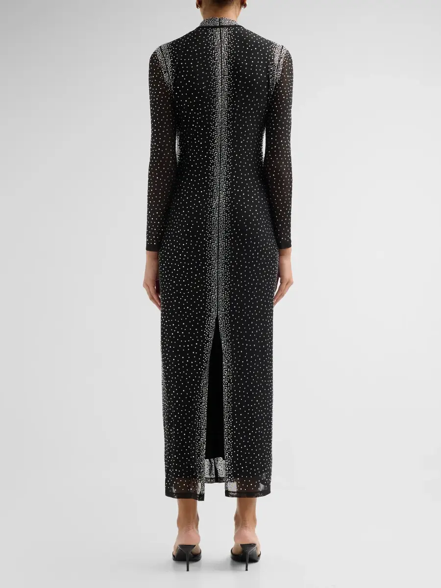 Elie Tahari Women's Marianna Embellished Cut-Out Midi Dress | Thumbnail 3 Elie Tahari Women's Marianna Embellished Cut-Out Midi Dress | Thumbnail 3