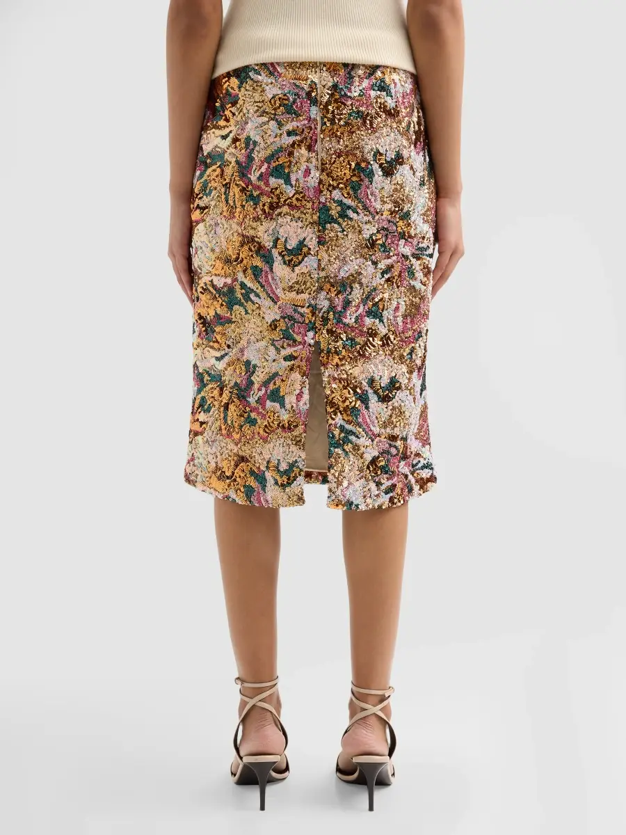 Elie Tahari Women's Adrianne Sequined Midi Skirt | Thumbnail 3