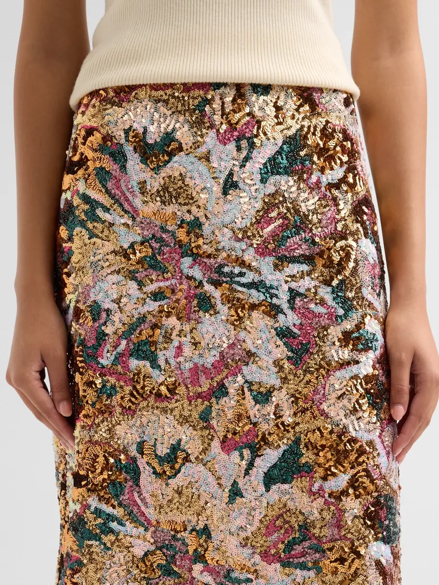 Elie Tahari Women's Adrianne Sequined Midi Skirt | Thumbnail 5