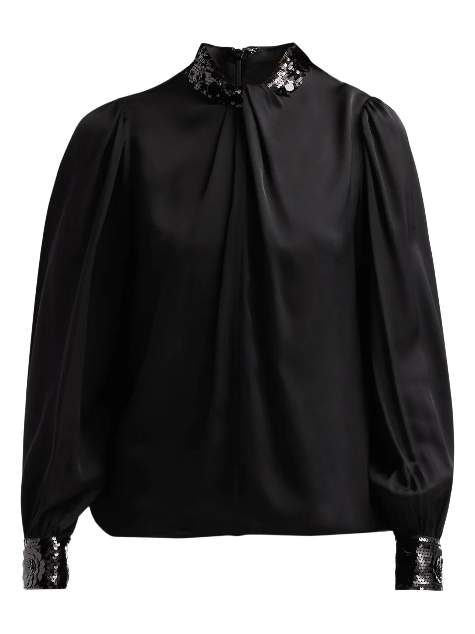 Elie Tahari Women's The Amira Embellished Stretch-Silk Blouse