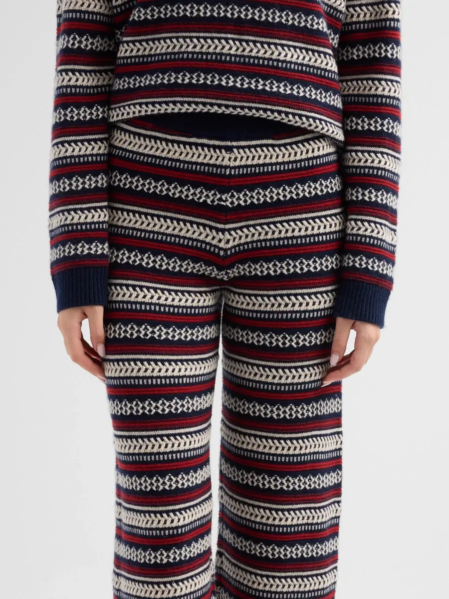 Guest In Residence Women's Western Striped Wool-Cashmere Knit Pants | Thumbnail 5 Guest In Residence Women's Western Striped Wool-Cashmere Knit Pants | Thumbnail 5