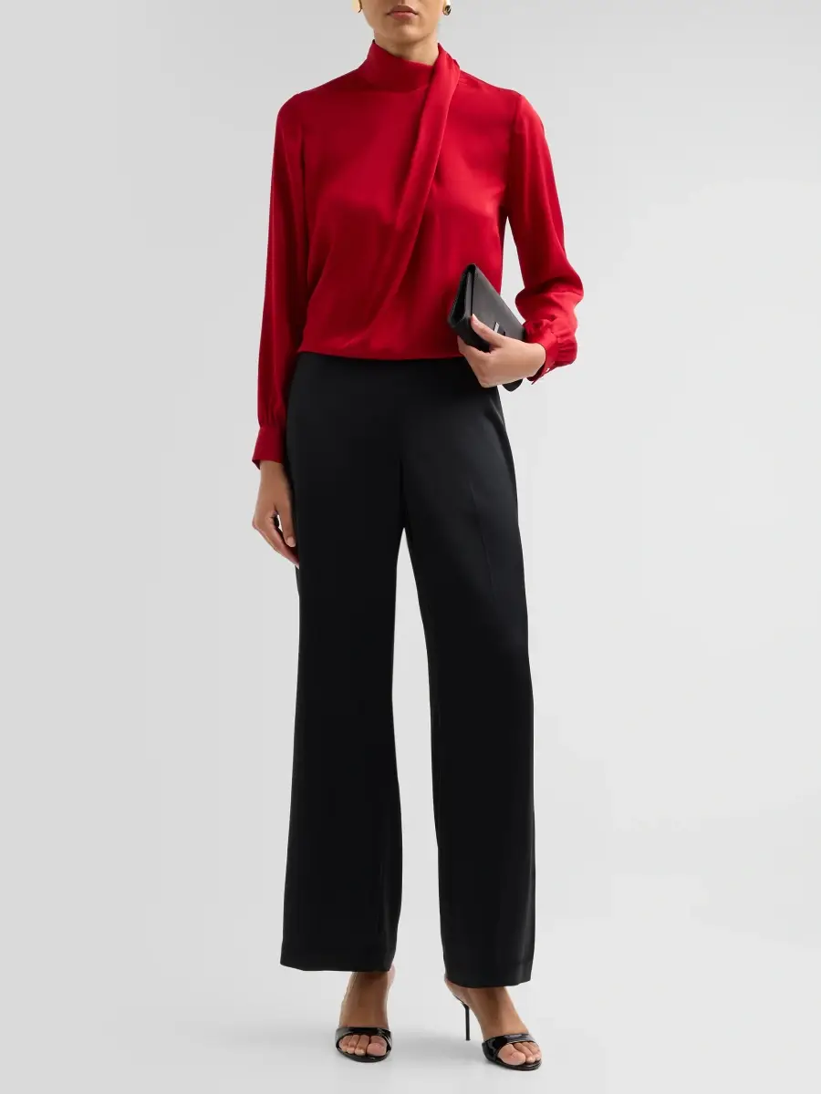 Elie Tahari Women's The Wrenley Silk Blouse | Thumbnail 2 Elie Tahari Women's The Wrenley Silk Blouse | Thumbnail 2