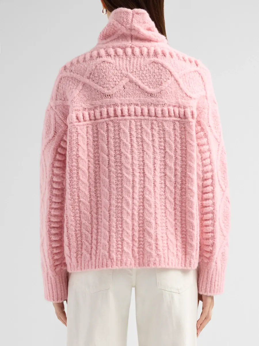 Guest In Residence Women's Super Cloud Cashmere-Silk Turtleneck Sweater | Thumbnail 3 Guest In Residence Women's Super Cloud Cashmere-Silk Turtleneck Sweater | Thumbnail 3