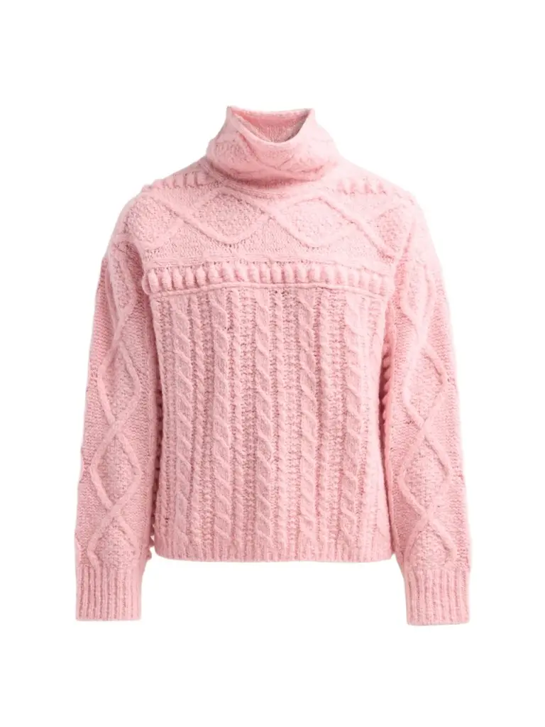 Guest In Residence Women's Super Cloud Cashmere-Silk Turtleneck Sweater