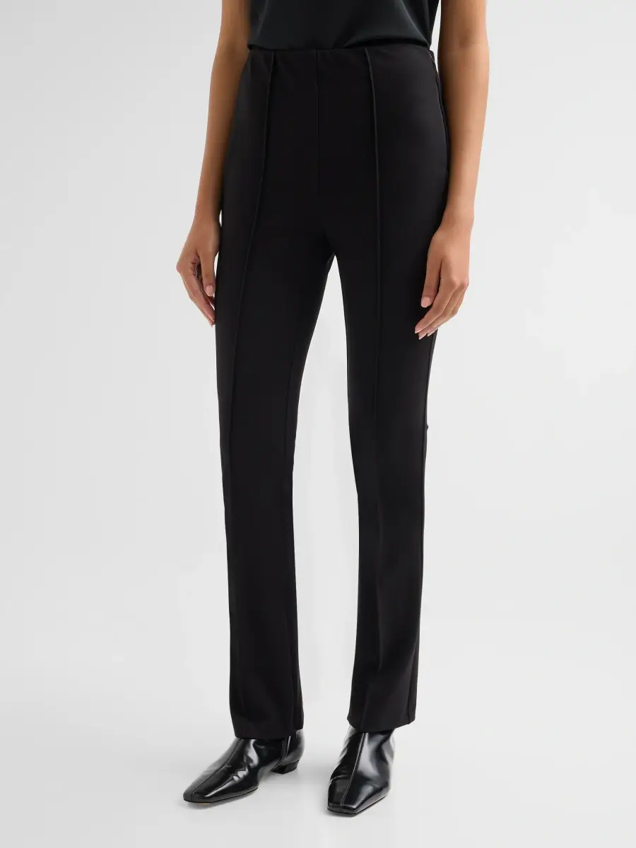 Elie Tahari Women's Ayden High-Rise Seamed Pants | Thumbnail 4
