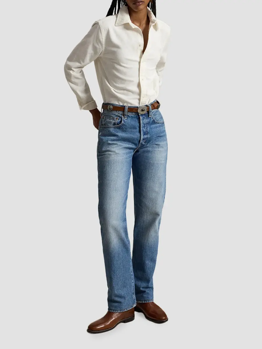 Polo Ralph Lauren Women's Cotton Corduroy Button-Front Shirt | Thumbnail 2 Polo Ralph Lauren Women's Cotton Corduroy Button-Front Shirt | Thumbnail 2
