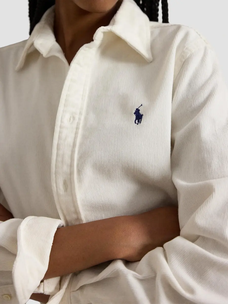 Polo Ralph Lauren Women's Cotton Corduroy Button-Front Shirt | Thumbnail 5 Polo Ralph Lauren Women's Cotton Corduroy Button-Front Shirt | Thumbnail 5
