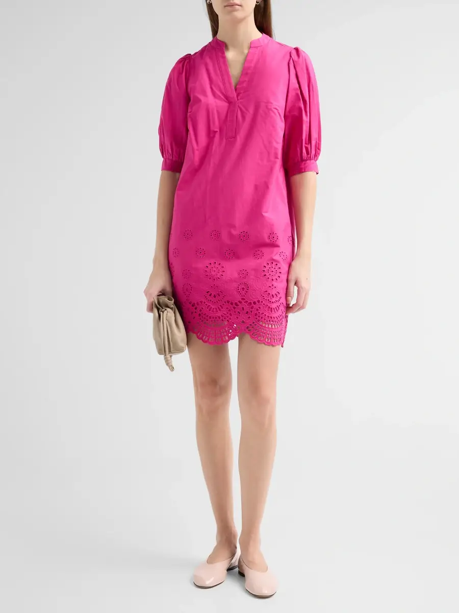 Lilly Pulitzer Women's Mialeigh Scalloped Eyelet Mini Dress | Thumbnail 2