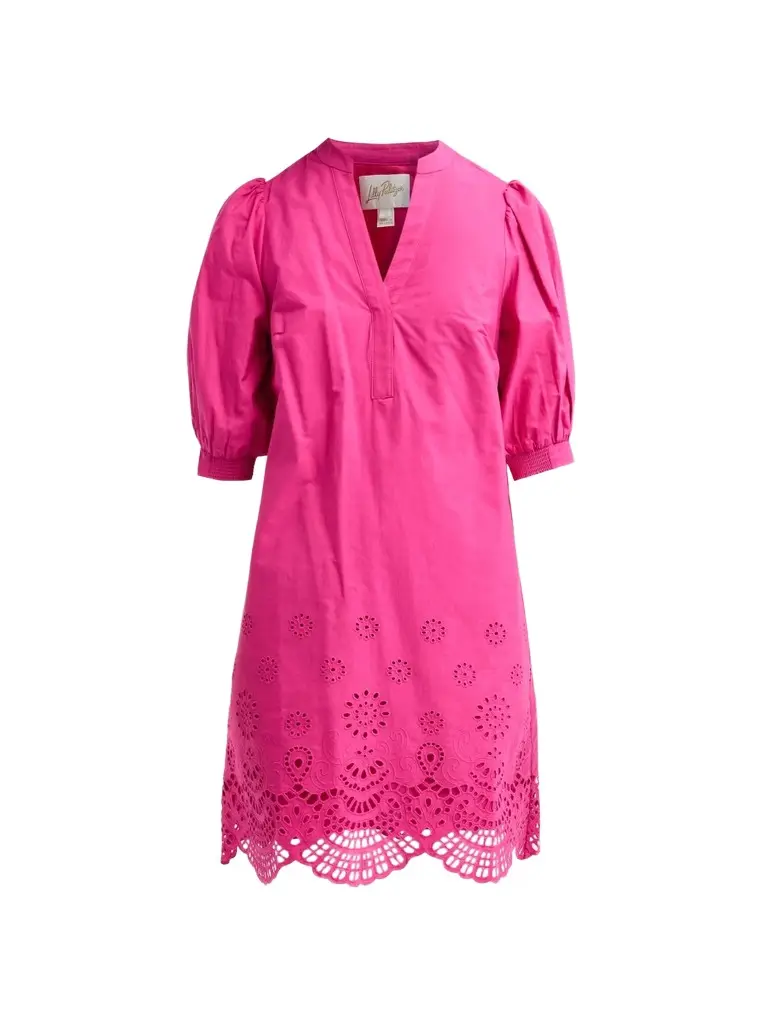 Lilly Pulitzer Women's Mialeigh Scalloped Eyelet Mini Dress