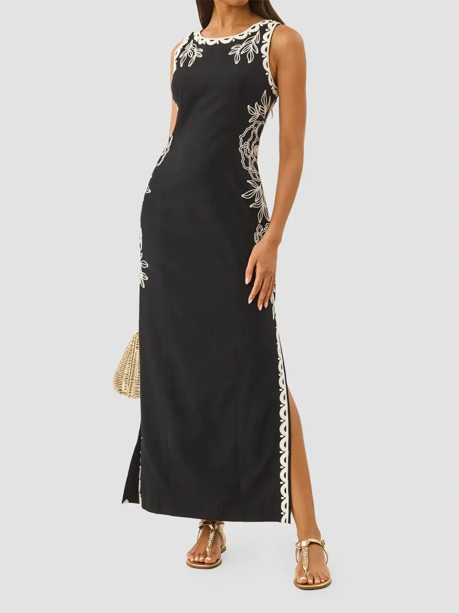 Lilly Pulitzer Women's Messina Shift Maxi Dress | Thumbnail 2 Lilly Pulitzer Women's Messina Shift Maxi Dress | Thumbnail 2