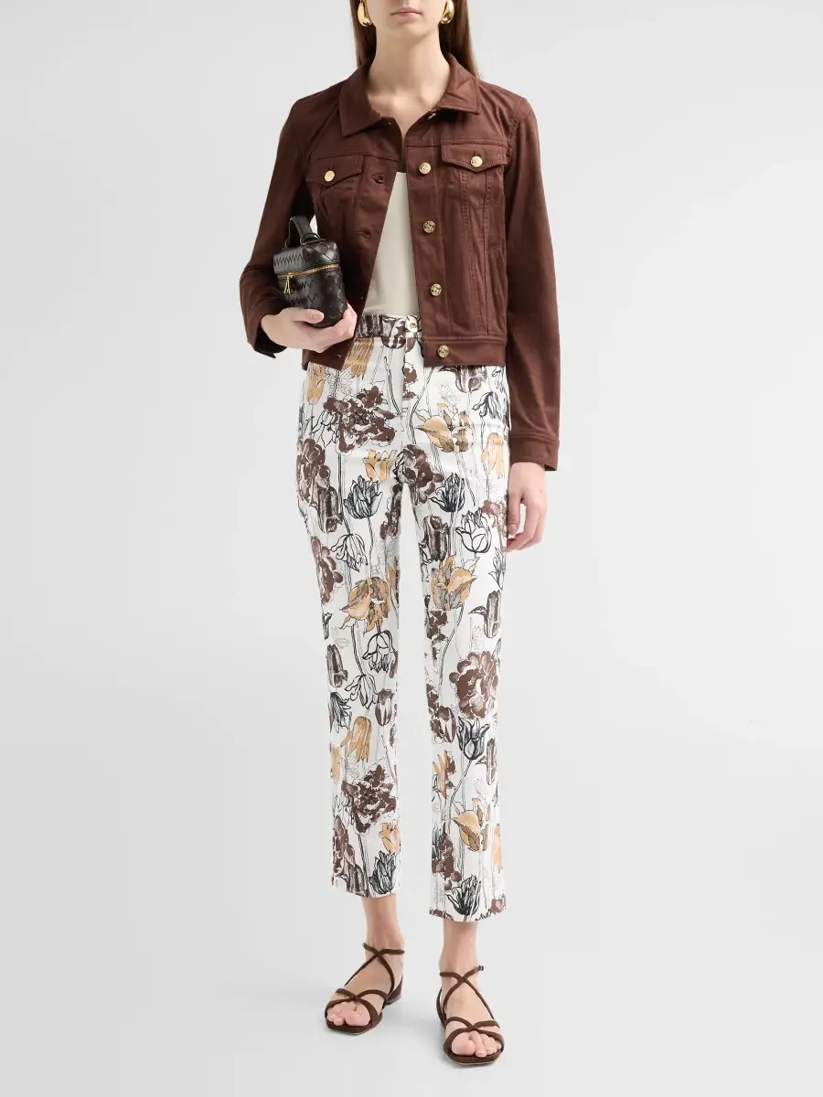 Lilly Pulitzer Women's Ana Big Lillies High-Rise Pants | Thumbnail 2