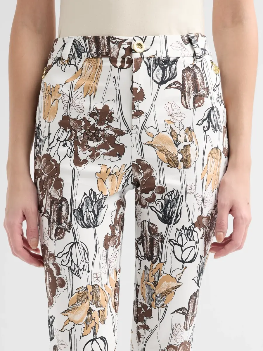 Lilly Pulitzer Women's Ana Big Lillies High-Rise Pants | Thumbnail 5