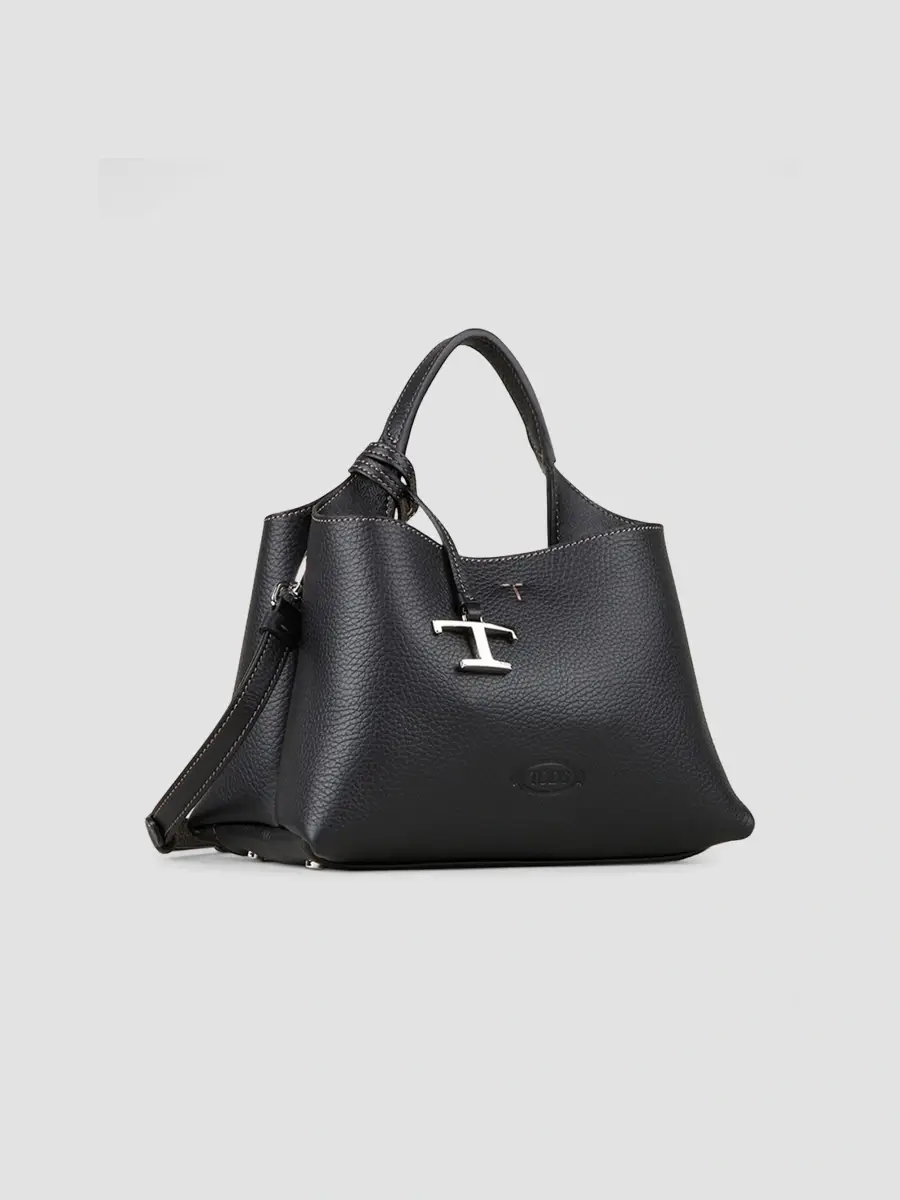 Tod's Women's T Timeless Pendant Leather Top Handle Bag | Thumbnail 3 Tod's Women's T Timeless Pendant Leather Top Handle Bag | Thumbnail 3