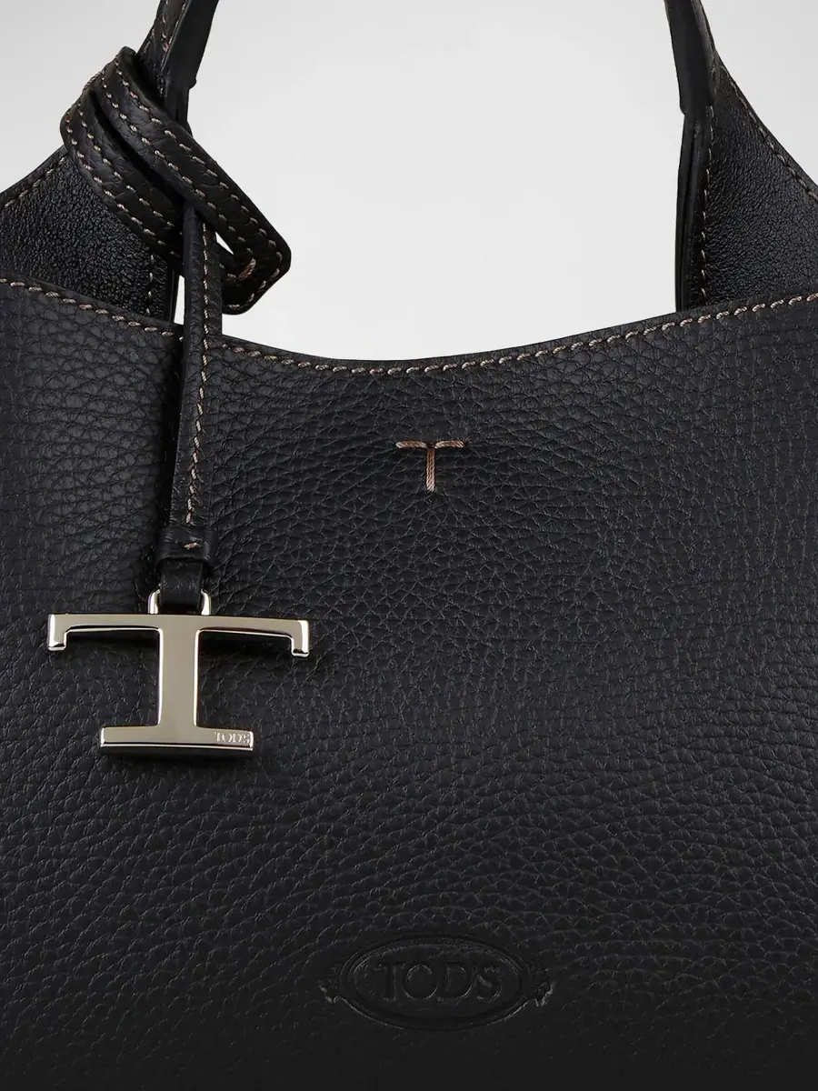 Tod's Women's T Timeless Pendant Leather Top Handle Bag | Thumbnail 4 Tod's Women's T Timeless Pendant Leather Top Handle Bag | Thumbnail 4