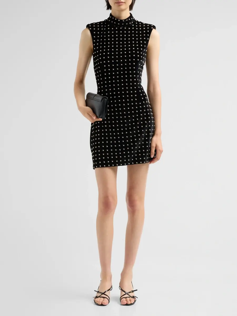 Ramy Brook Women's Courtney Embellished Velvet Sheath Mini Dress | Thumbnail 2 Ramy Brook Women's Courtney Embellished Velvet Sheath Mini Dress | Thumbnail 2