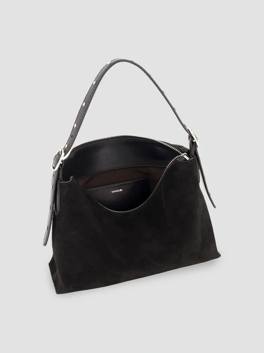 Vince Women's Vivian Studded Suede Hobo Bag | Thumbnail 4 Vince Women's Vivian Studded Suede Hobo Bag | Thumbnail 4