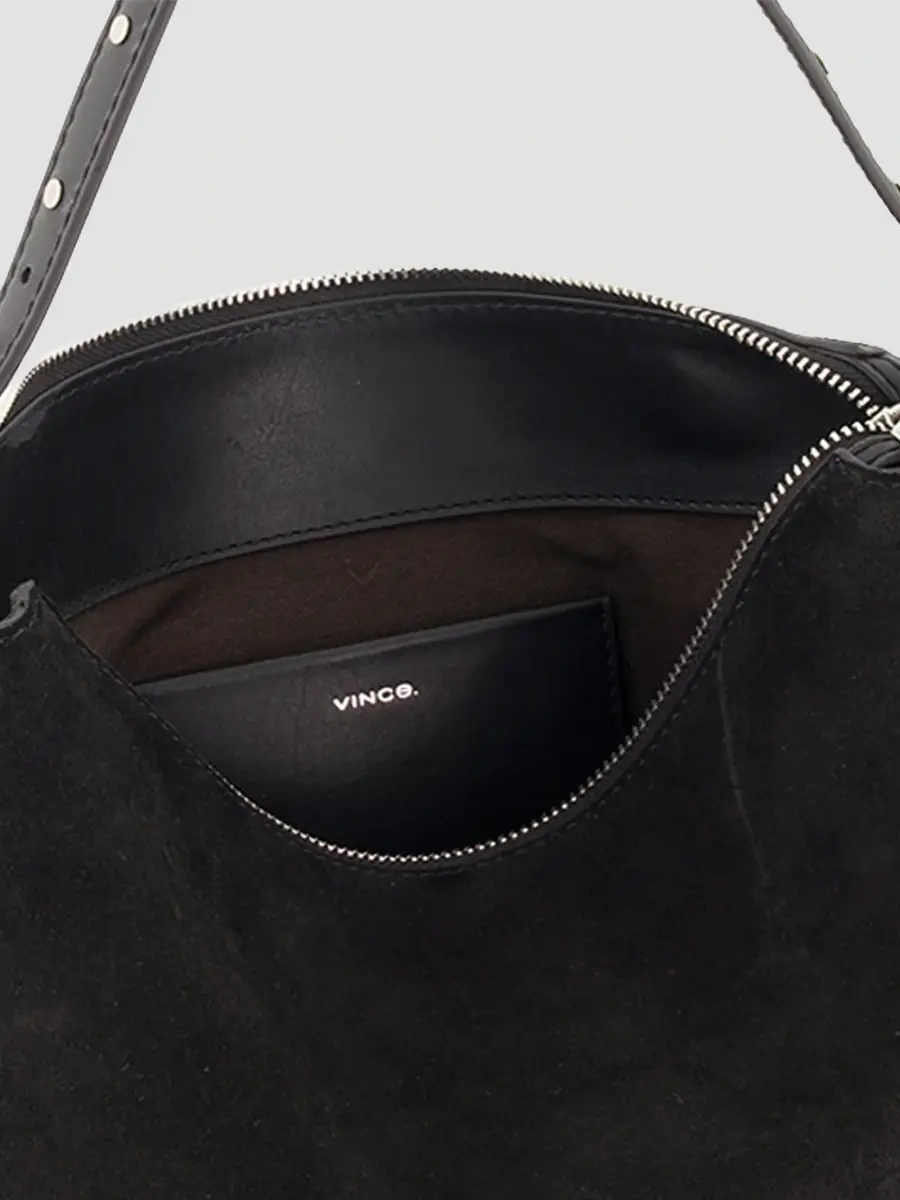 Vince Women's Vivian Studded Suede Hobo Bag | Thumbnail 5 Vince Women's Vivian Studded Suede Hobo Bag | Thumbnail 5