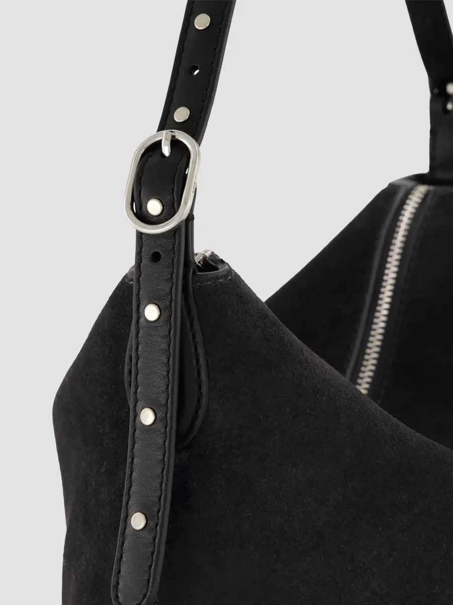 Vince Women's Vivian Studded Suede Hobo Bag | Thumbnail 6 Vince Women's Vivian Studded Suede Hobo Bag | Thumbnail 6