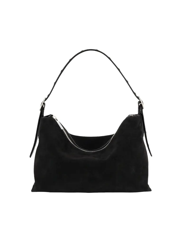 Vince Women's Vivian Studded Suede Hobo Bag