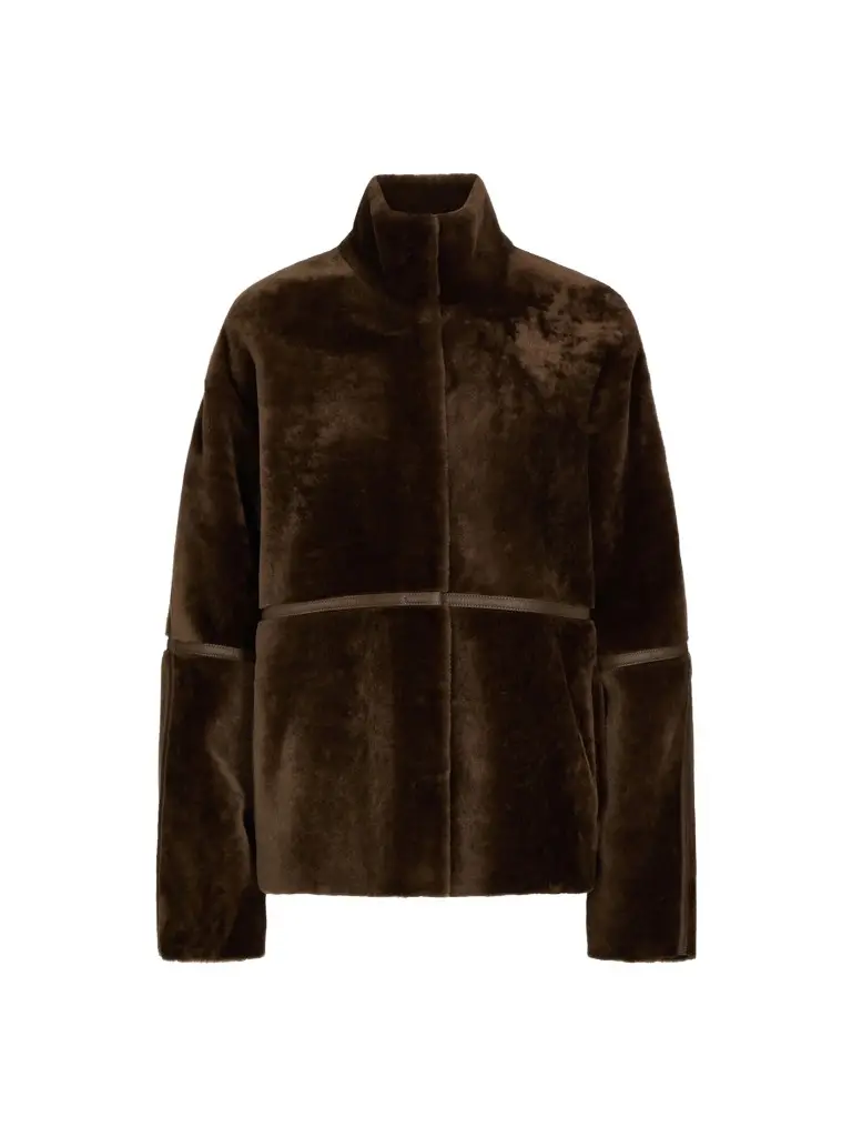 Women's Big Sky Reversible Leather-Shearling Jacket Women's Big Sky Reversible Leather-Shearling Jacket