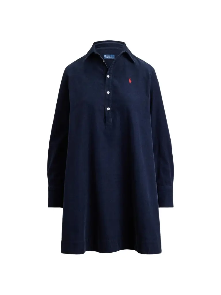 Women's Wide-Wale Corduroy A-Line Mini Shirtdress Women's Wide-Wale Corduroy A-Line Mini Shirtdress