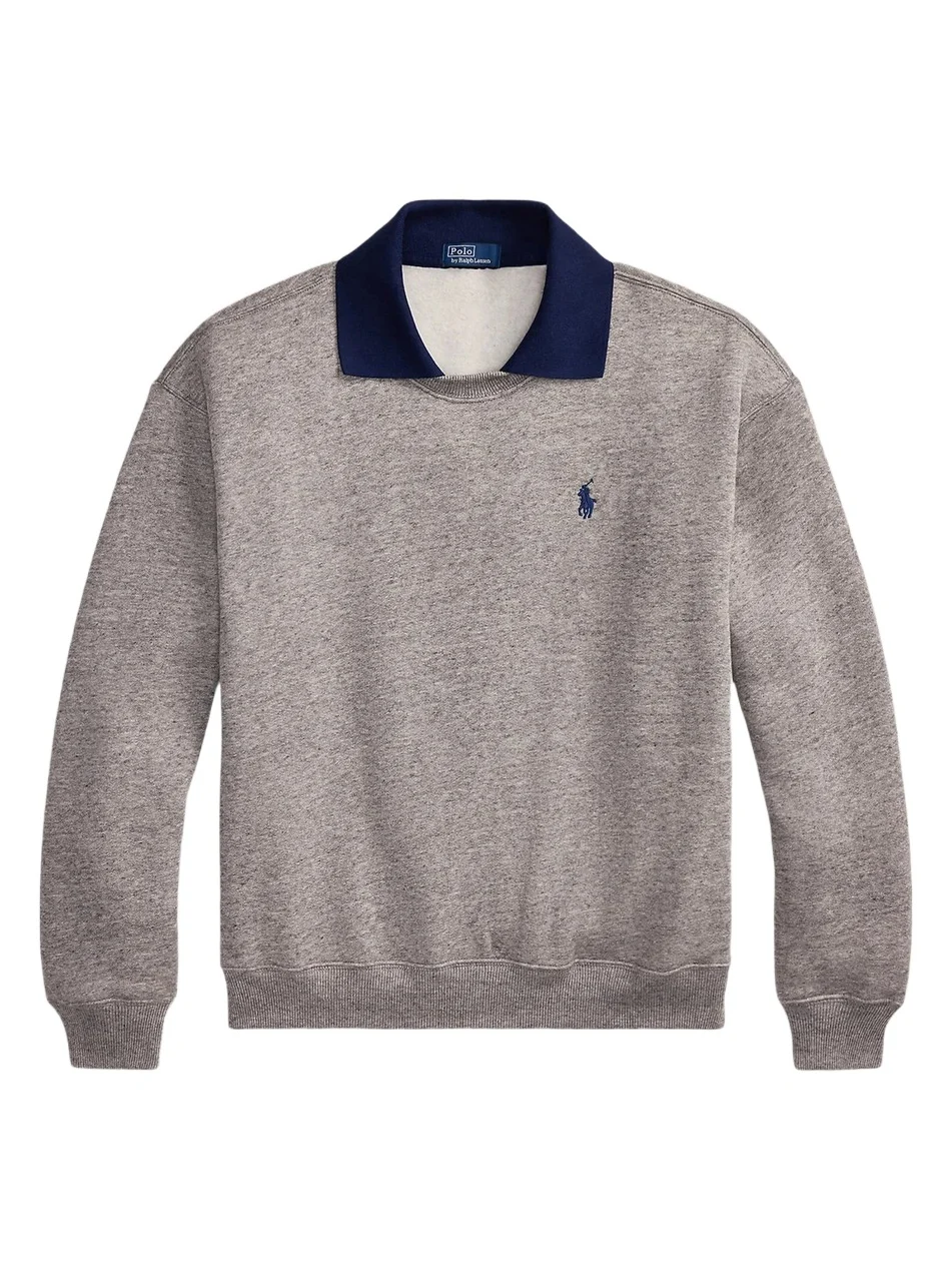 Polo Ralph Lauren Women's Arctic Fleece Collared-Sweatshirt